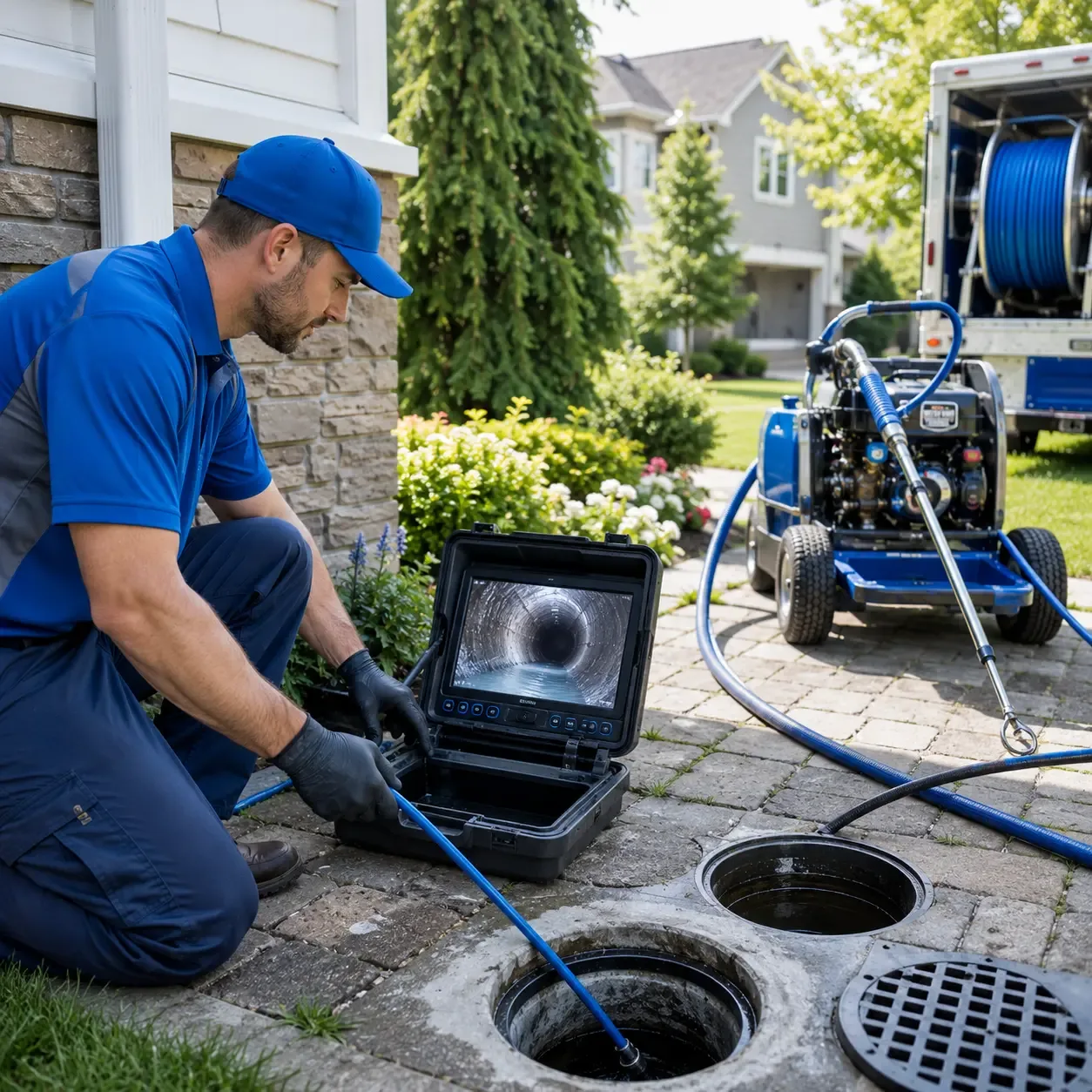 Outdoor drain cleaning professionals serving Conyers, GA